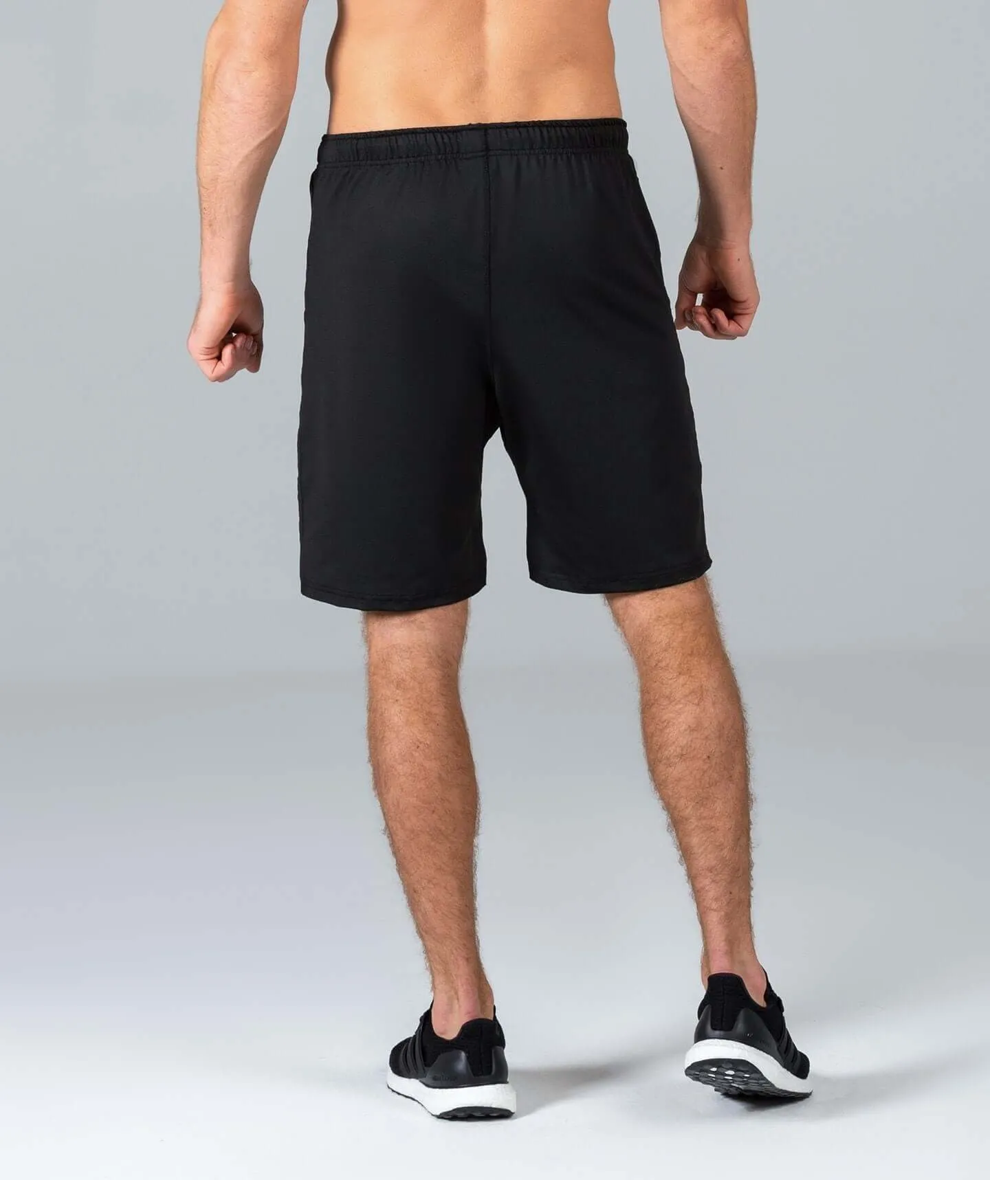 10 Inch Sports Shorts (Black/White)