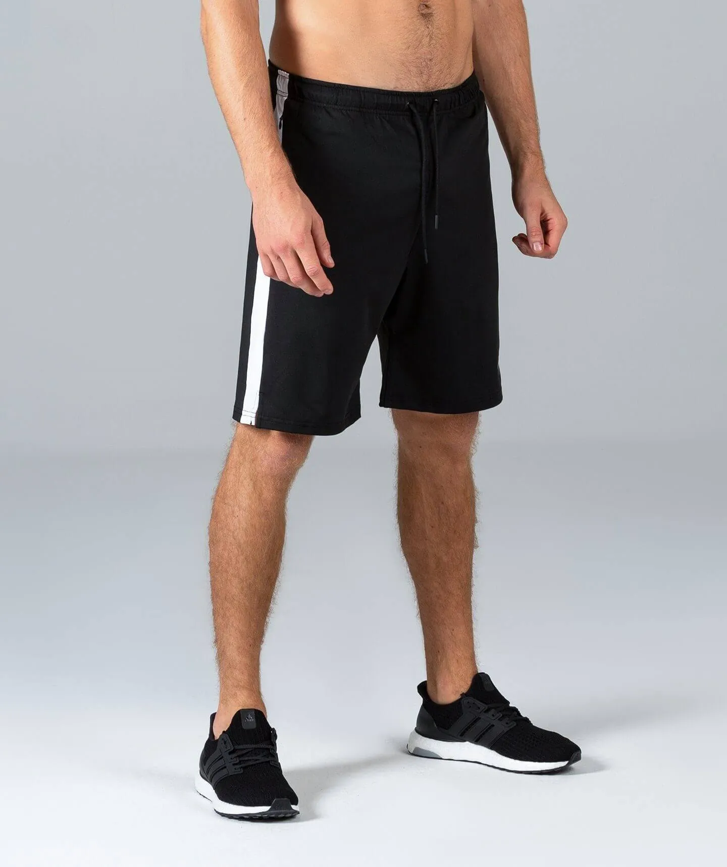 10 Inch Sports Shorts (Black/White)