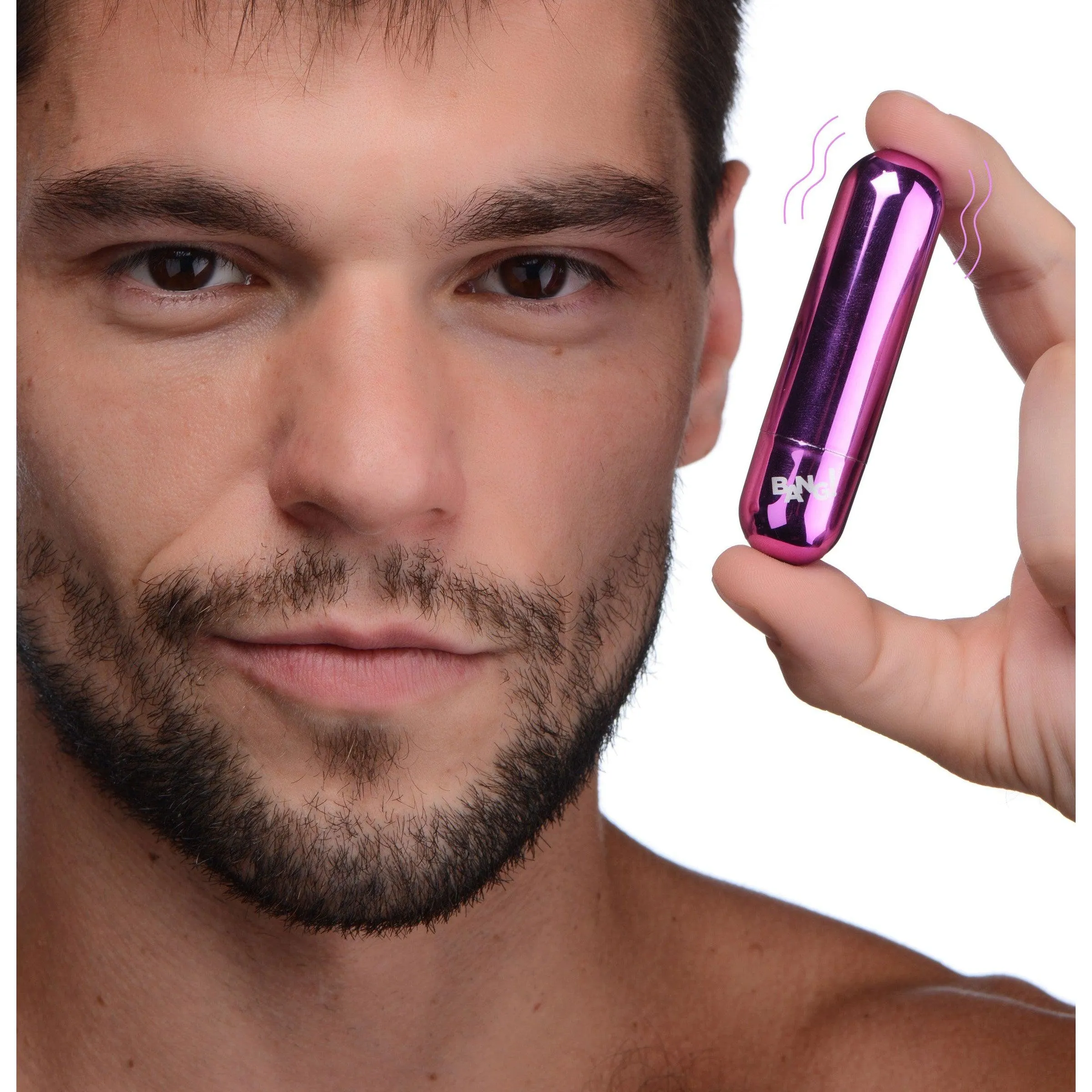 10x Rechargeable Vibrating Metallic Bullet - Purple