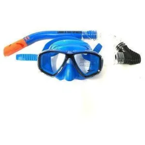 420525     ~ CLEARWATER SILC MASK/SNORK BLU