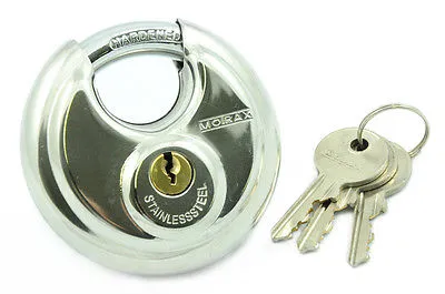 5 STAR SECURITY PADLOCK SUIT BIKE,MOTORCYCLE,SHED,GARAGE INCL 3 KEYS