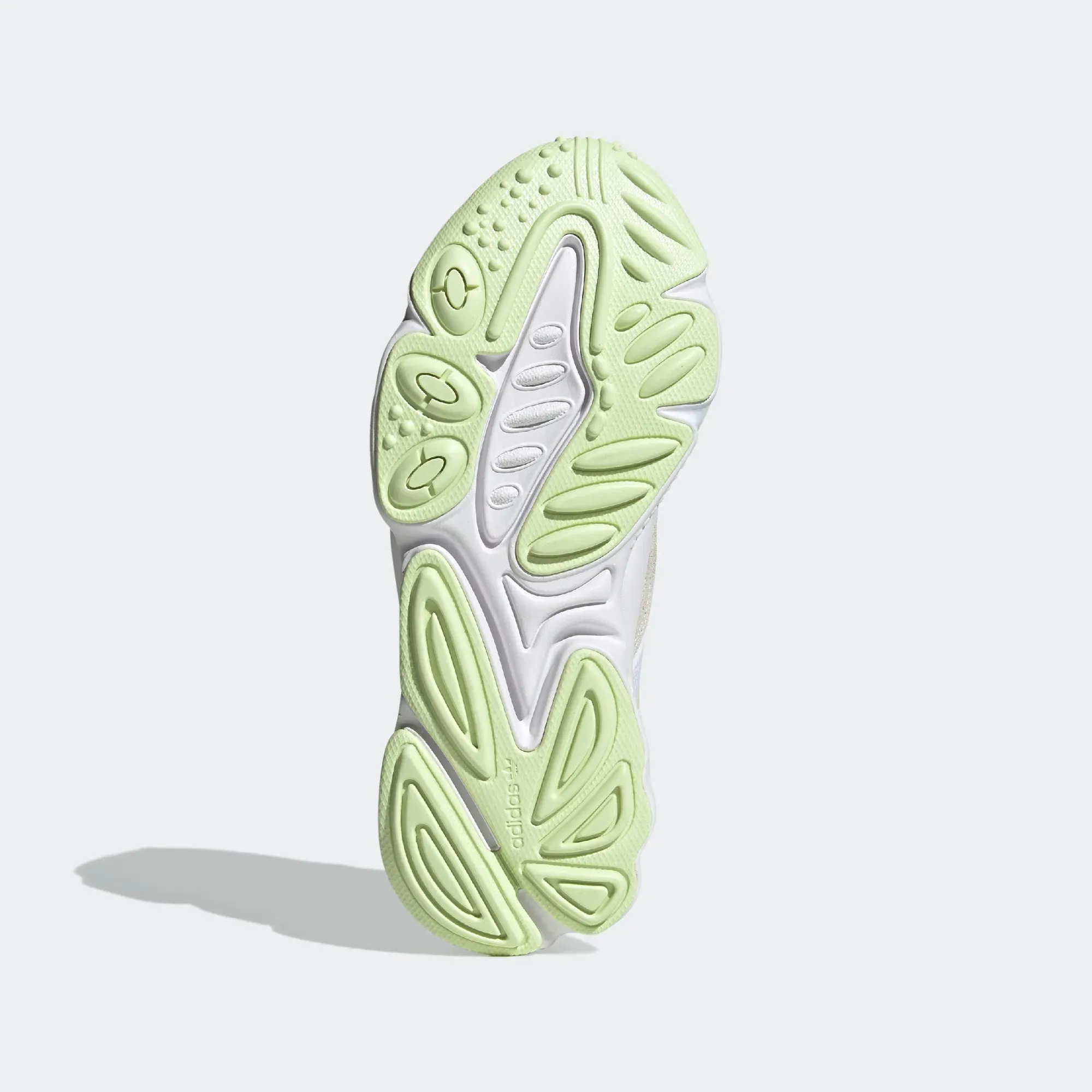 Adidas Women's Ozweego Shoes - Cloud White / Almost Lime / Pulse Lime