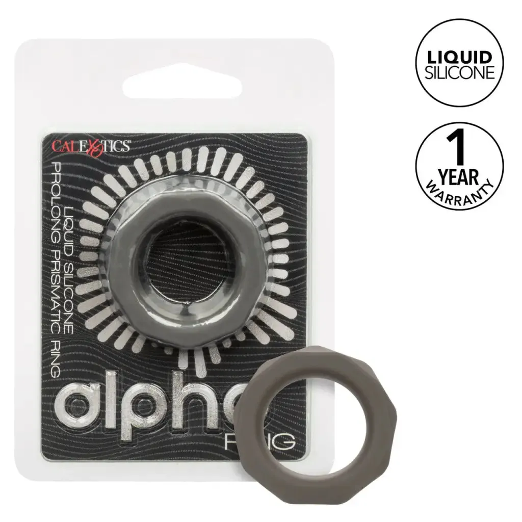 Alpha Liquid Silicone Prolong Prismatic Ring