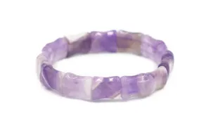 Amethyst Bamboo Bangle