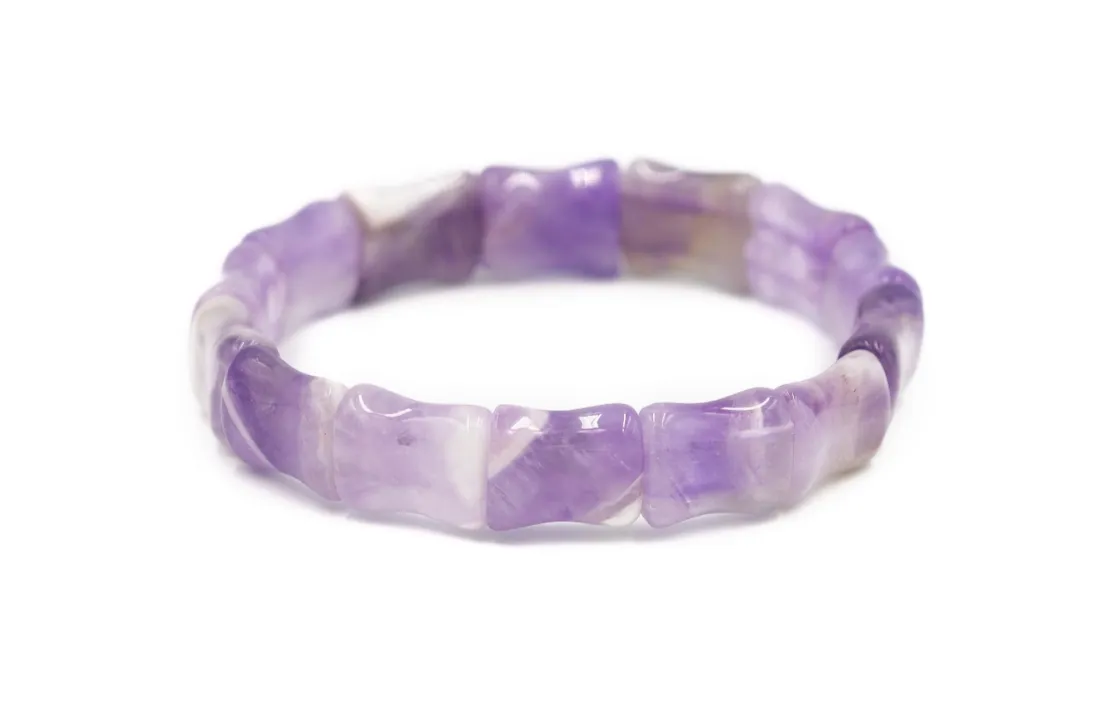 Amethyst Bamboo Bangle