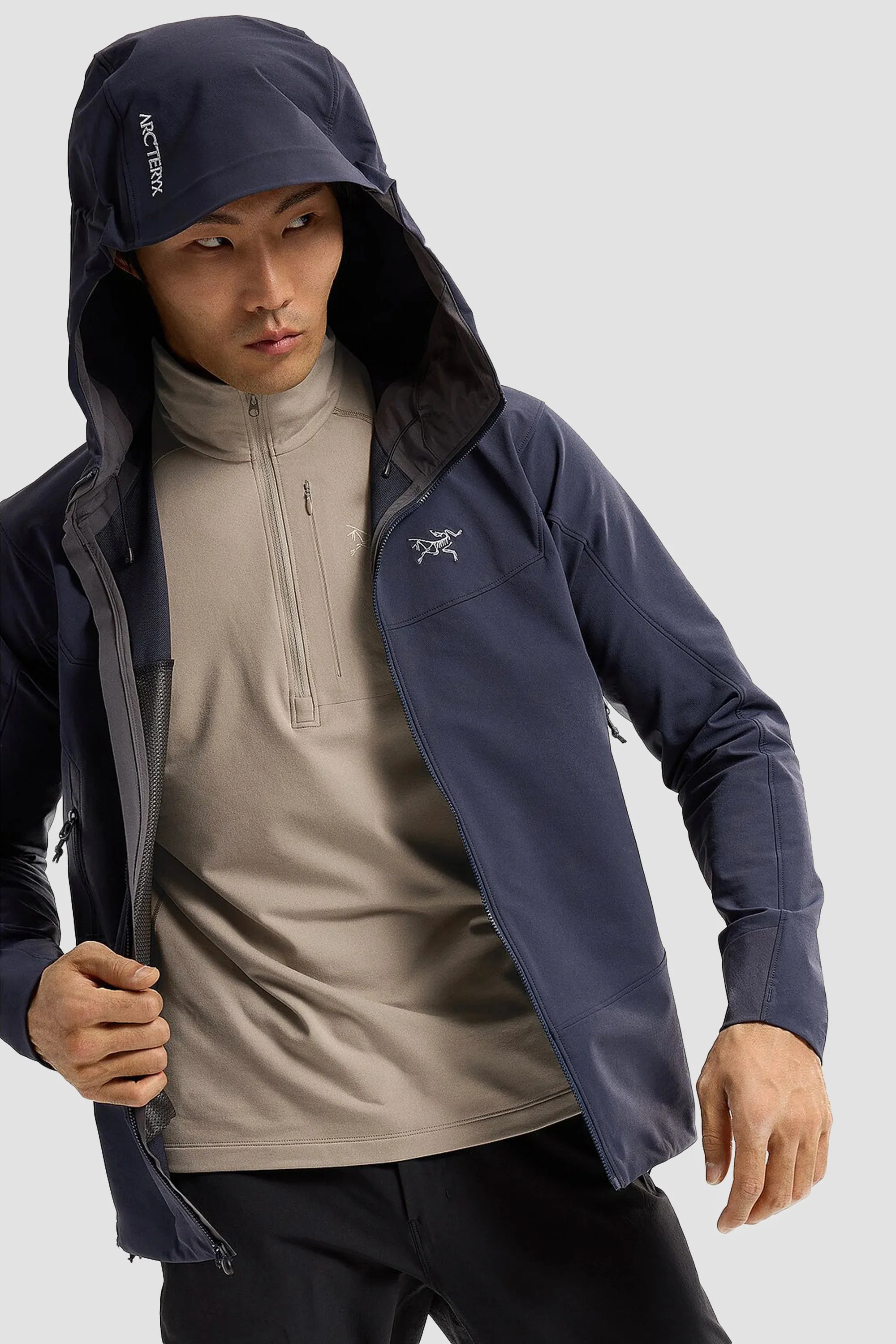 Arc'teryx Men's Gamma Hoody in Black Sapphire