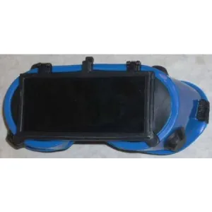 Blue Flip Front Welding Goggles 2 x 4 1/4