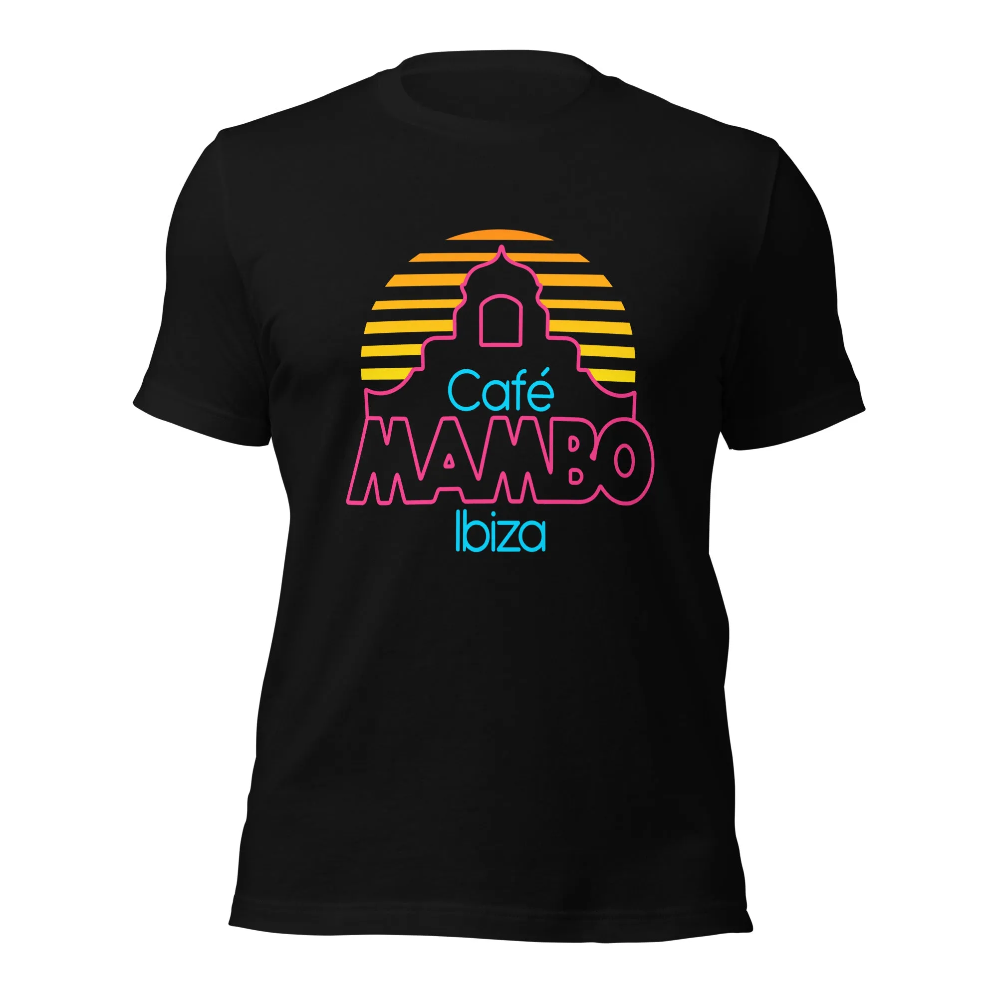 Cafe Mambo Ibiza Logo Men's Black T-shirt NEW