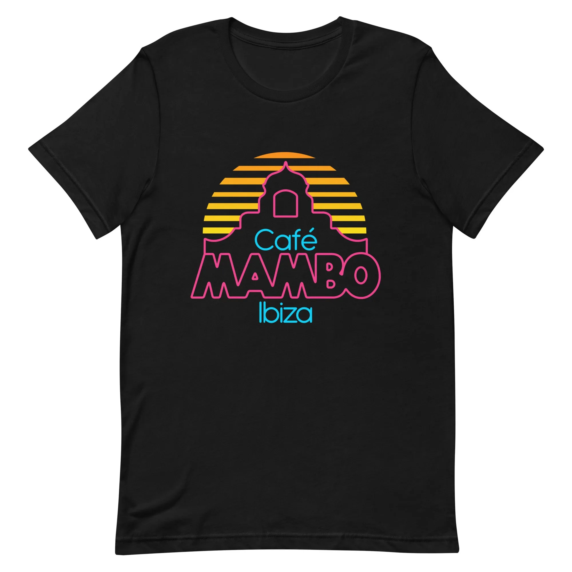 Cafe Mambo Ibiza Logo Men's Black T-shirt NEW