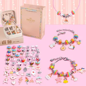 DIY Charm Bracelet Jewelry Making Kit, TO0038