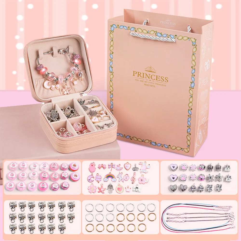 DIY Charm Bracelet Jewelry Making Kit, TO0038