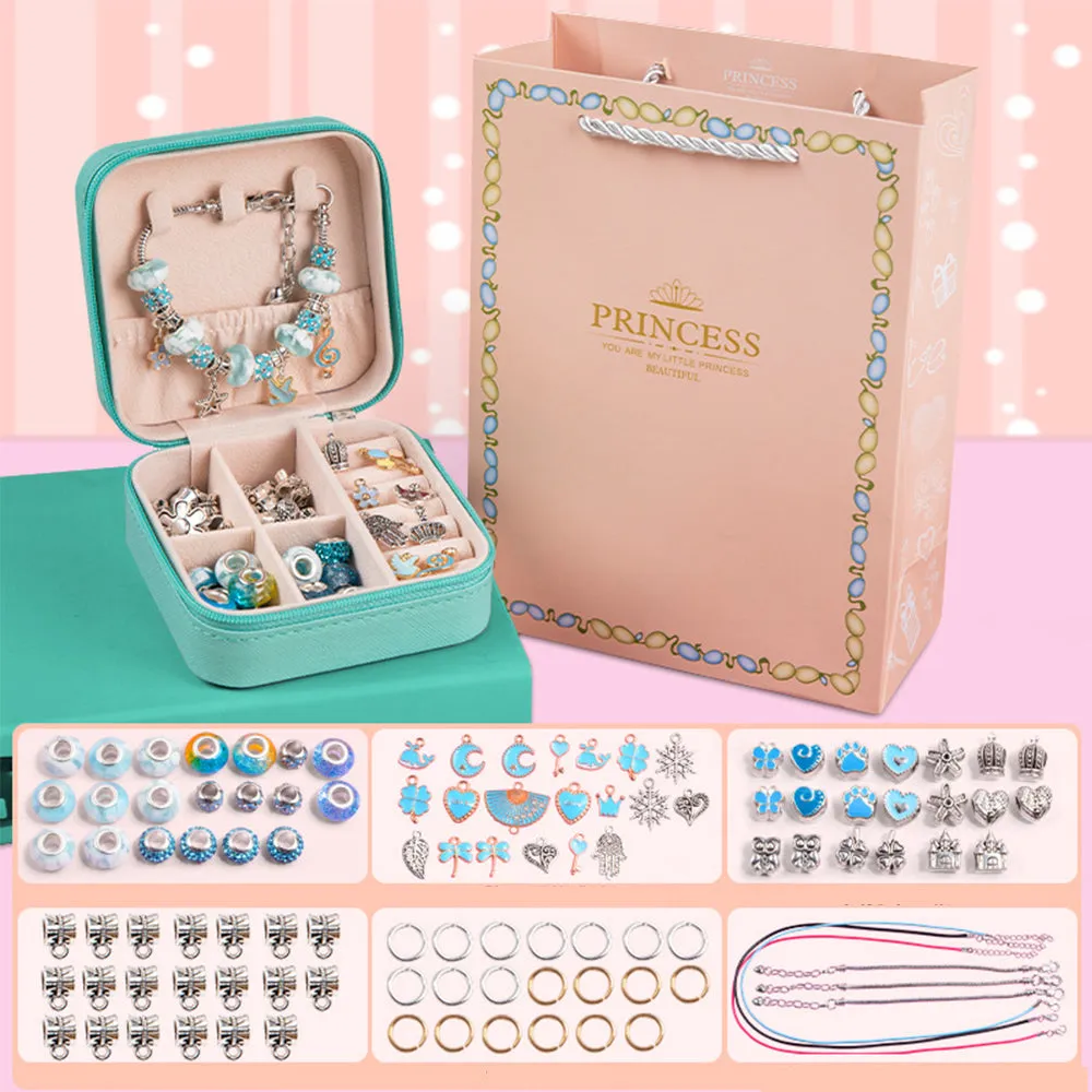 DIY Charm Bracelet Jewelry Making Kit, TO0038