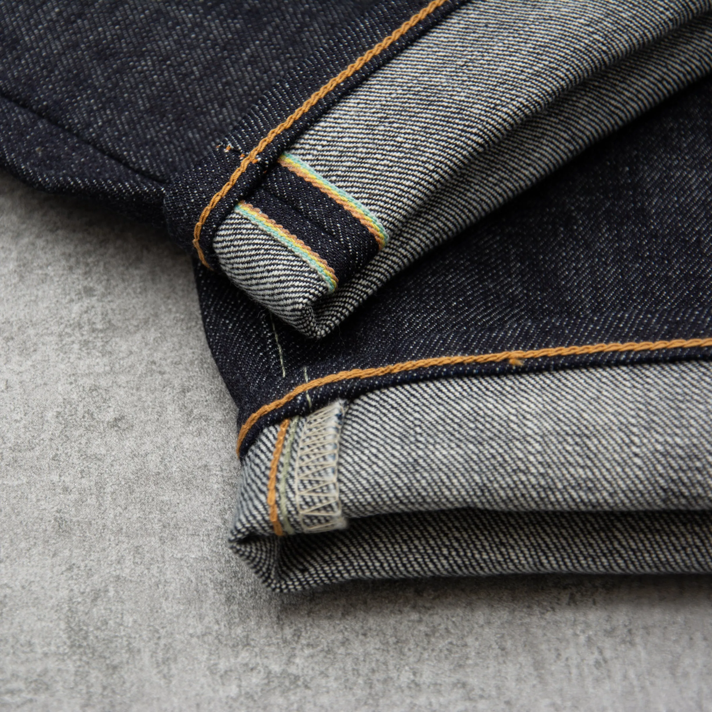 Edwin Regular Tapered Jeans - Rainbow Dark Pure Indigo Unwashed