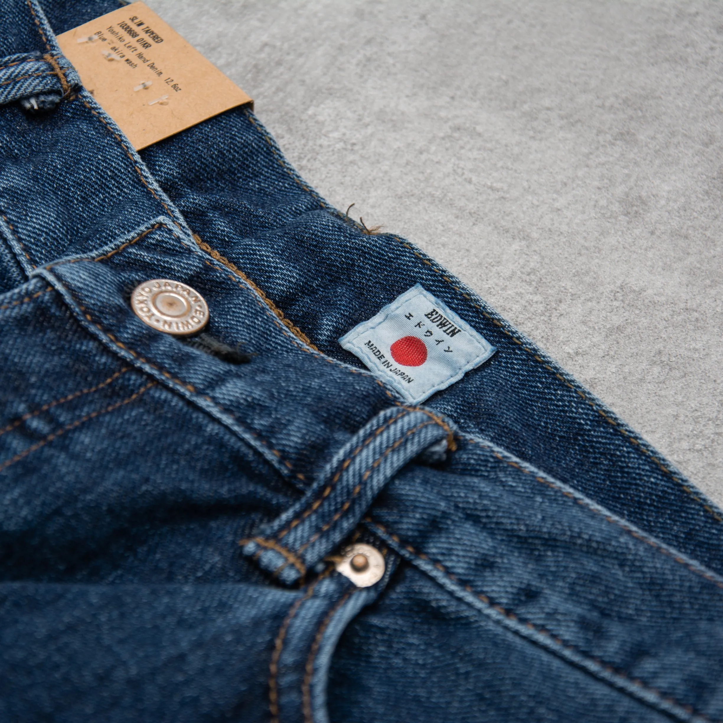 Edwin Slim Tapered Jeans Yoshiko Left Hand - Blue Akira