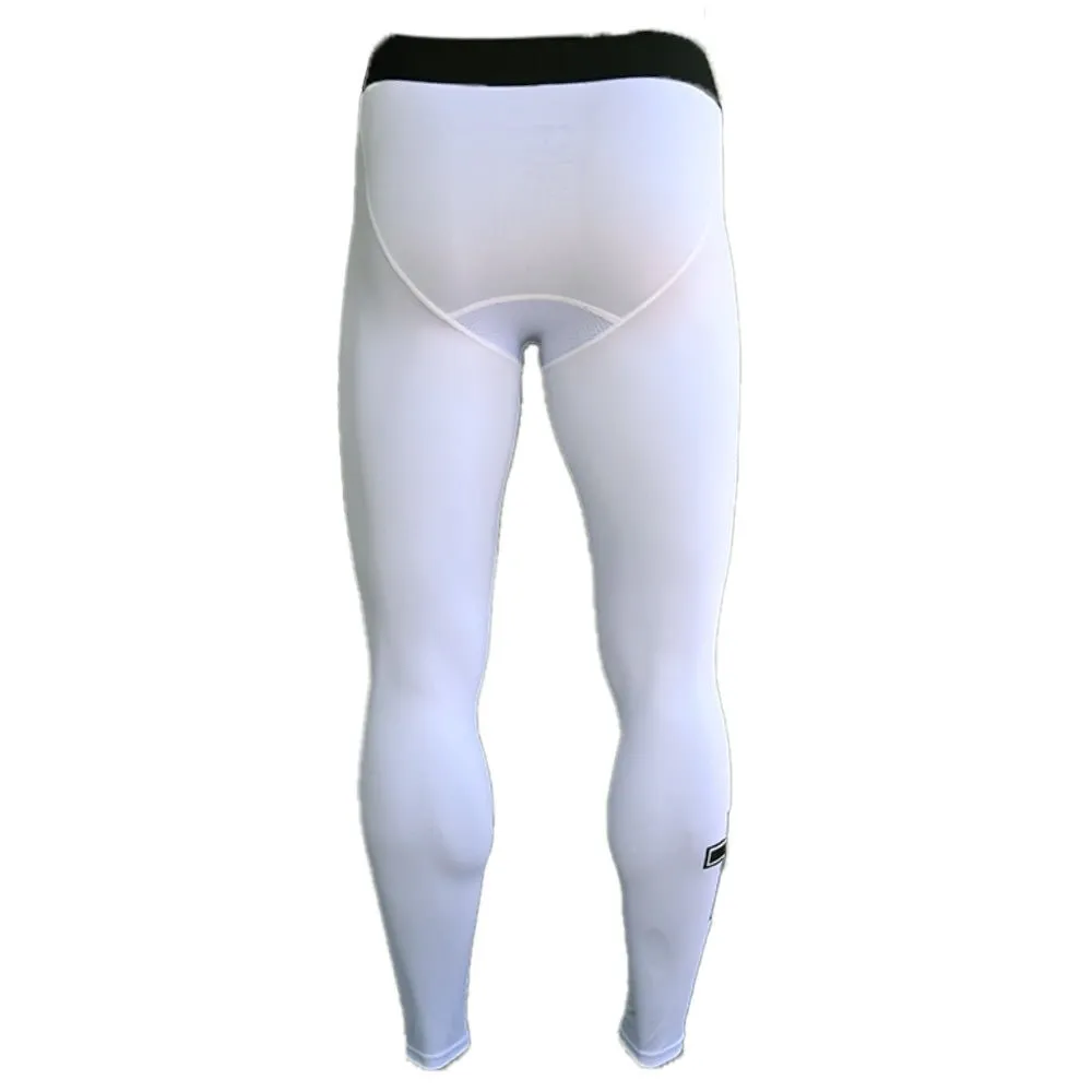 Faith Cross White Compression Tights