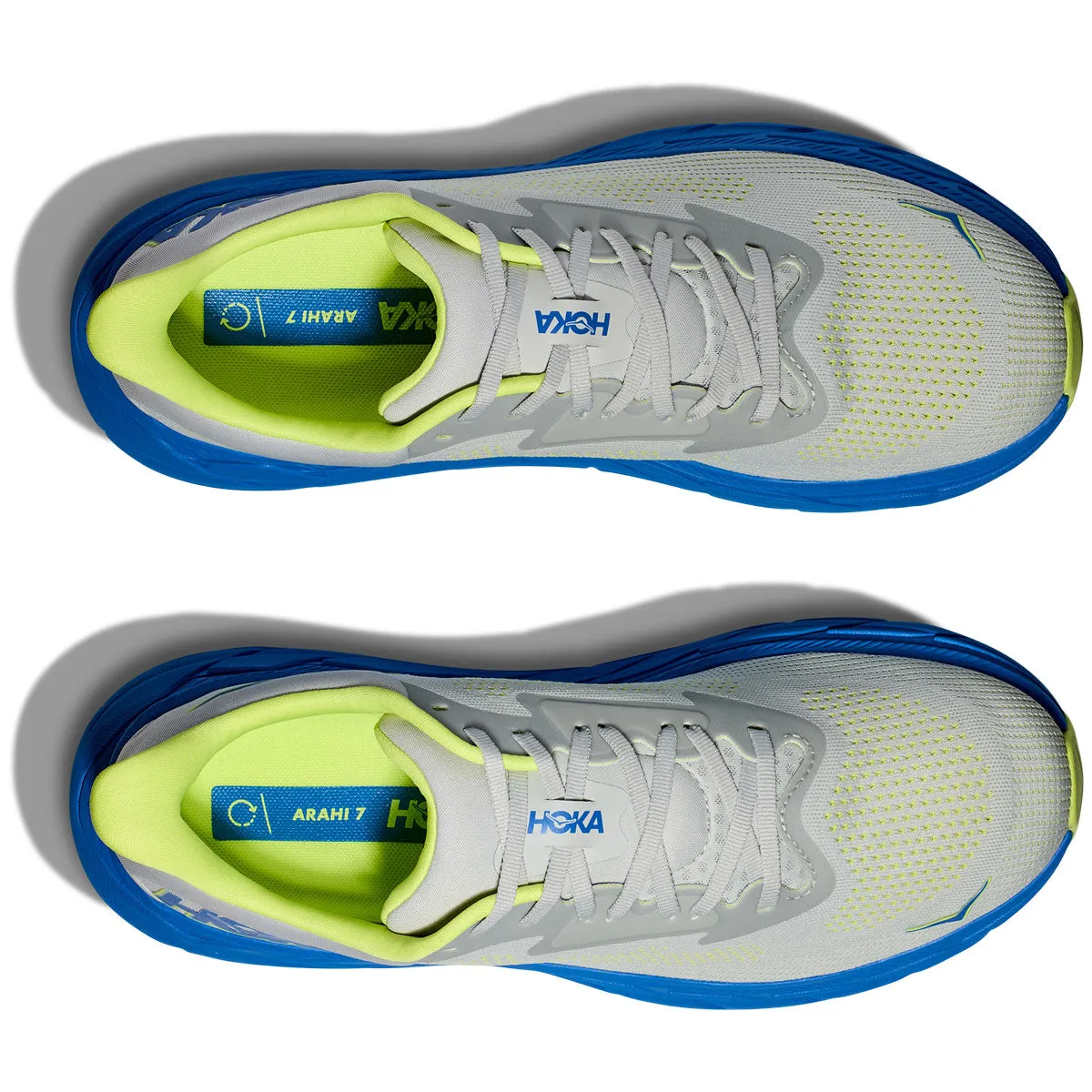 Hoka Arahi 7 Running Shoes - Mens - Stardust/Electric Cobalt