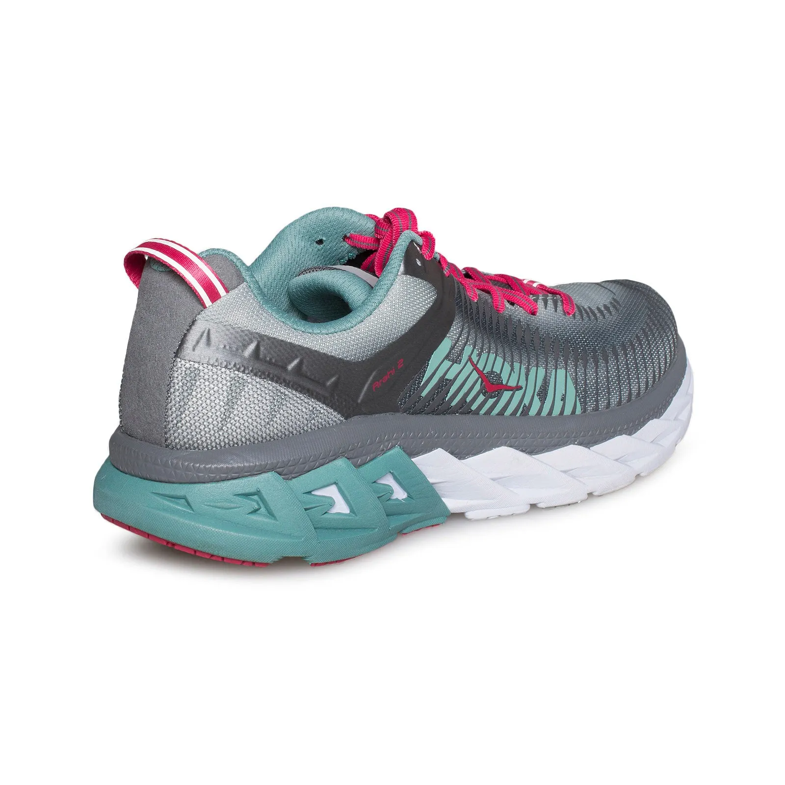 Hoka One One Arahi 2 Steel / Grey Metal Running Shoes - Women's