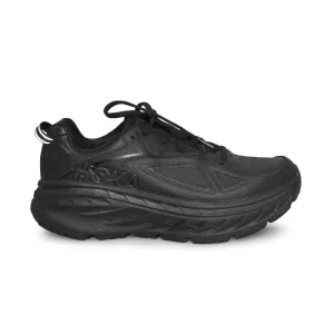 Hoka One One Bondi LTR Black Running Shoes - Men`s