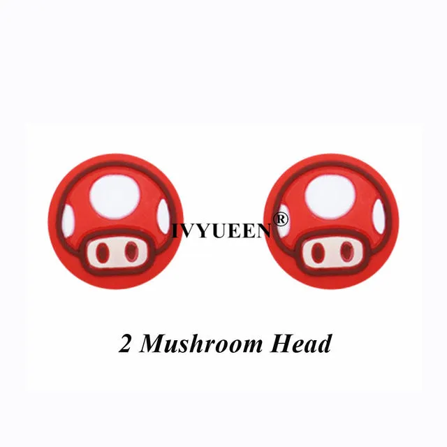 IVYUEEN 2 pcs for Joy Con Joystick Thumb Grip Cover Case Analog Stick Caps for Nintend Switch Lite Mini NS Joy-Con Controller