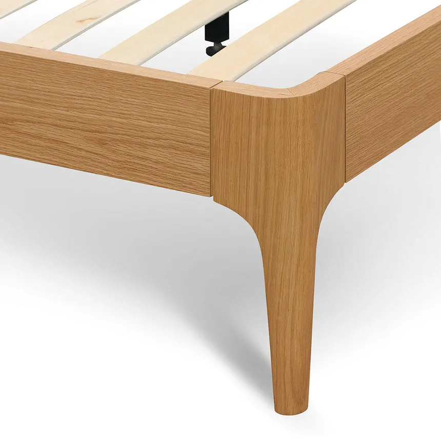 King Bed Frame - Natural Oak