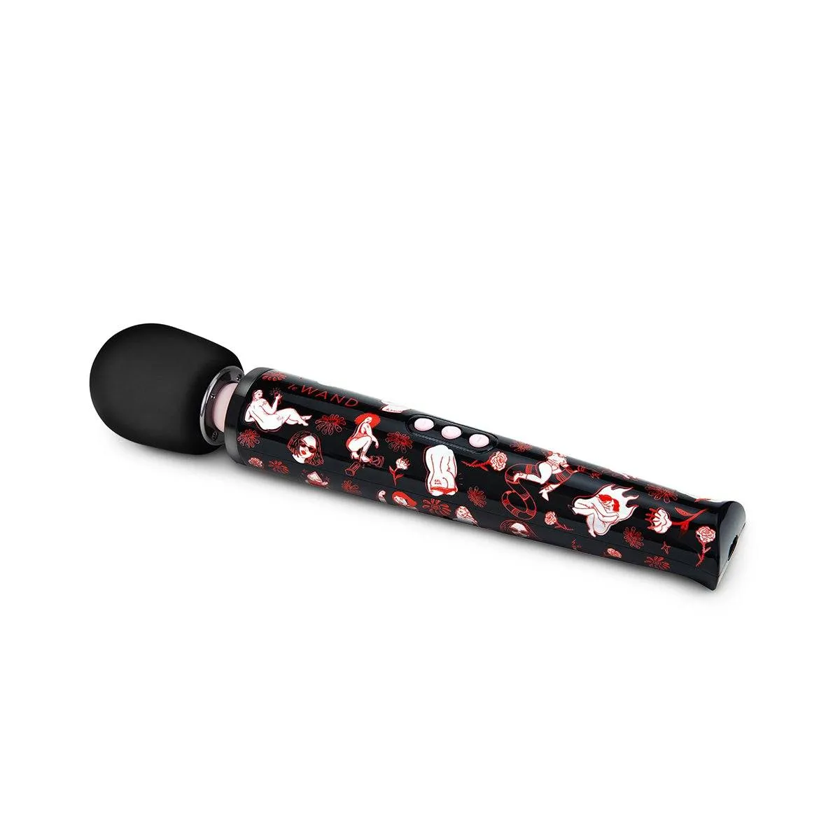 Le Wand “Feel My Power” Femme-Themed Rechargeable, Cordless Wand Massager