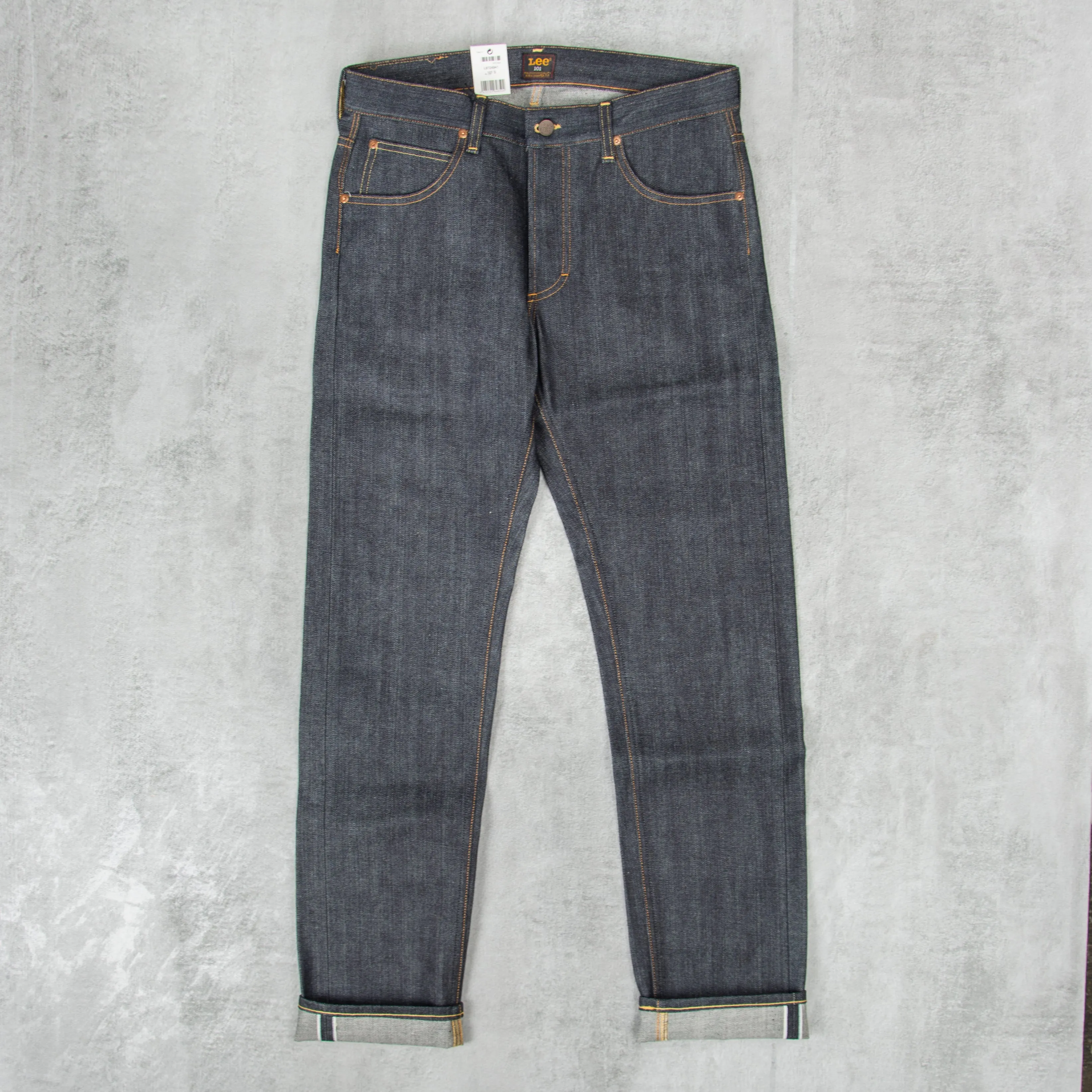 Lee 101 S KA Jeans - Dry Blue Selvage