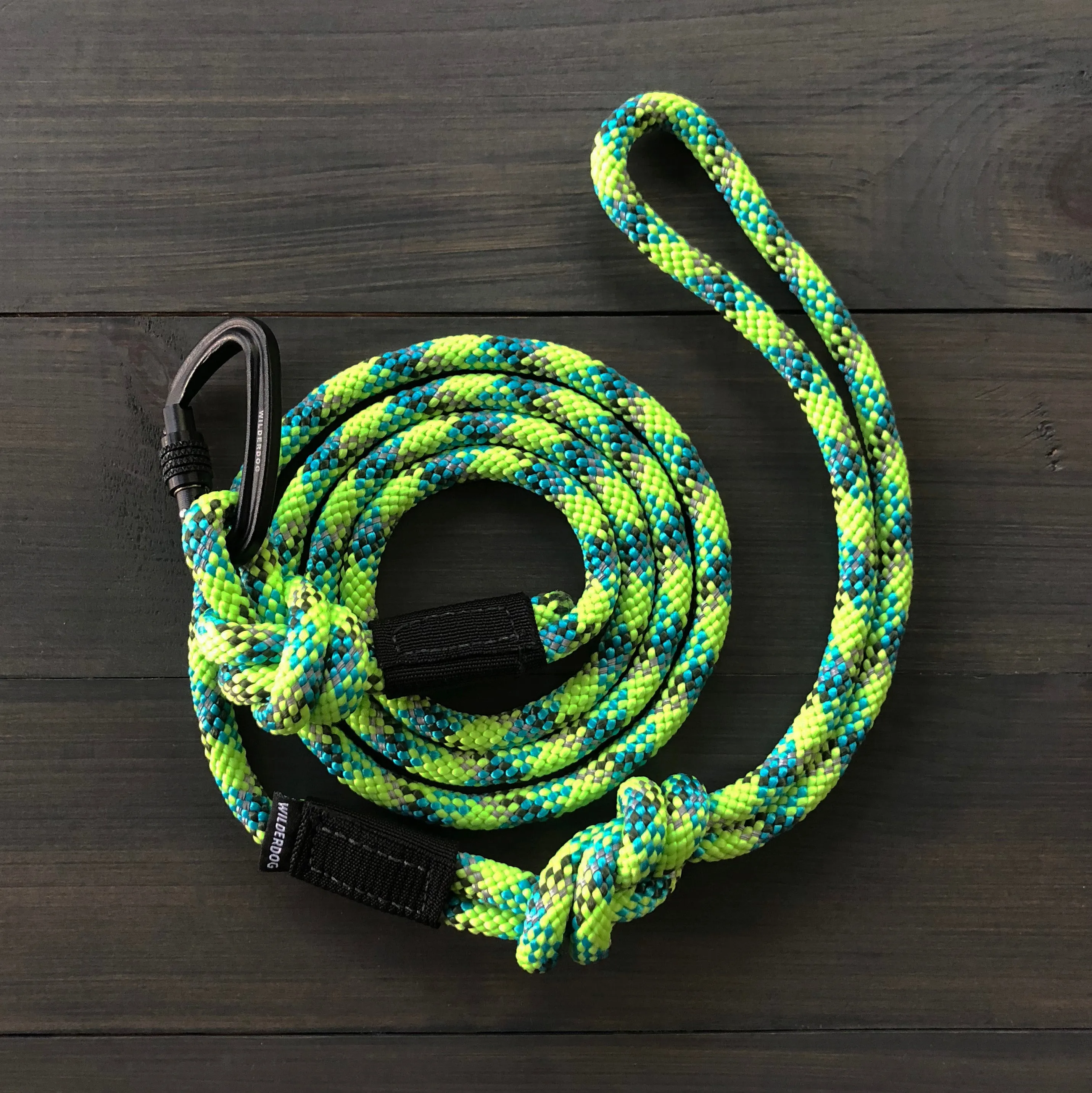 Lime Reflective Small Carabiner Leash