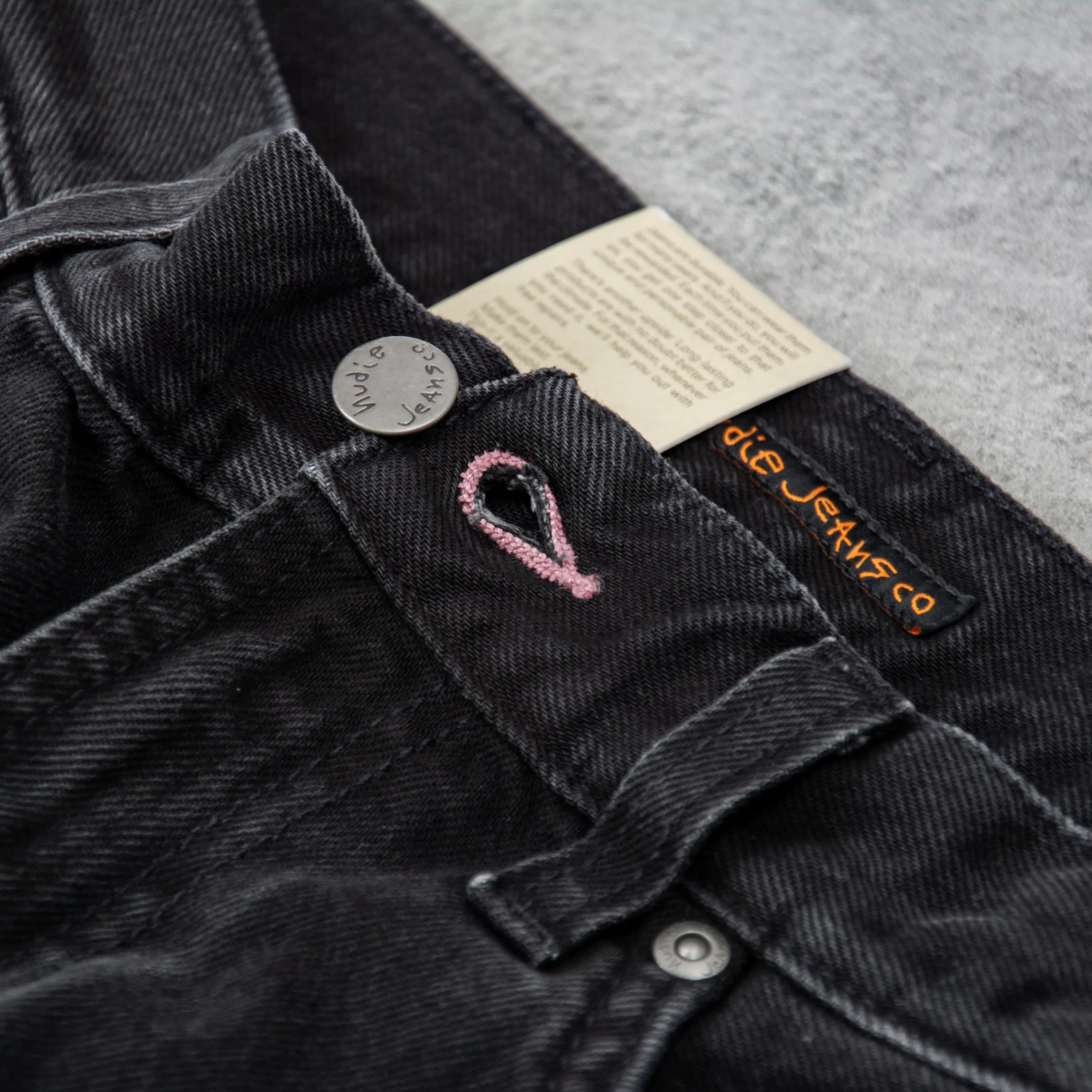 Nudie x Jeff Olsson Gritty Jackson Jean - Born in Hell Black