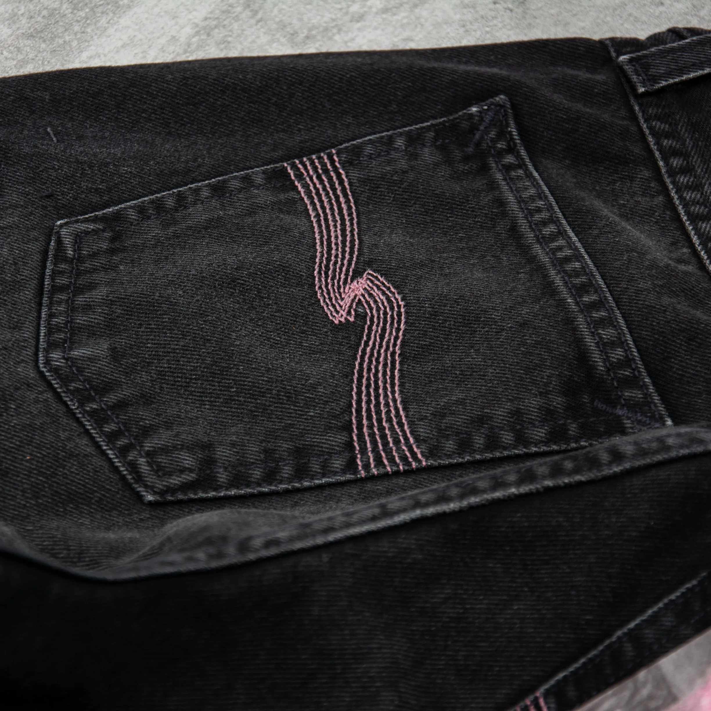 Nudie x Jeff Olsson Gritty Jackson Jean - Born in Hell Black