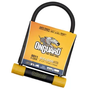 OnGuard 8011 Bulldog 127mm x 230mm Key U-Lock