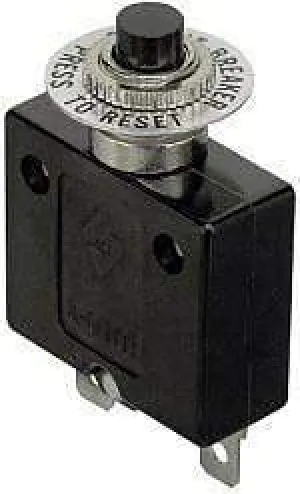 Push Button Thermal Circuit Breaker, 12A