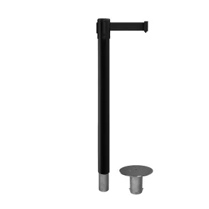 Retractable Belt Barrier Stanchion, Removable Base, 14 ft Belt - Montour Line MX650R