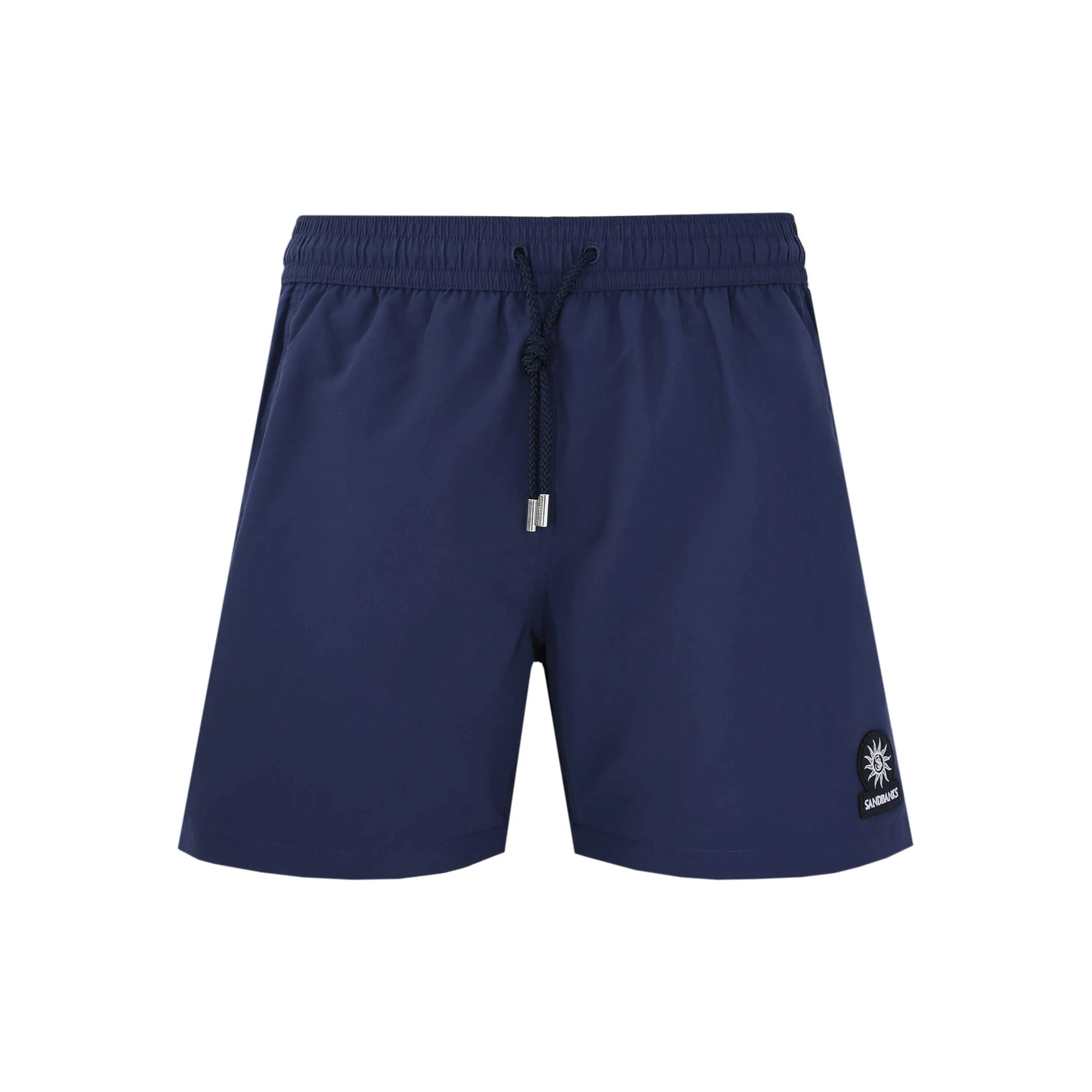 Sandbanks Badge Logo Swim Shorts in Navy