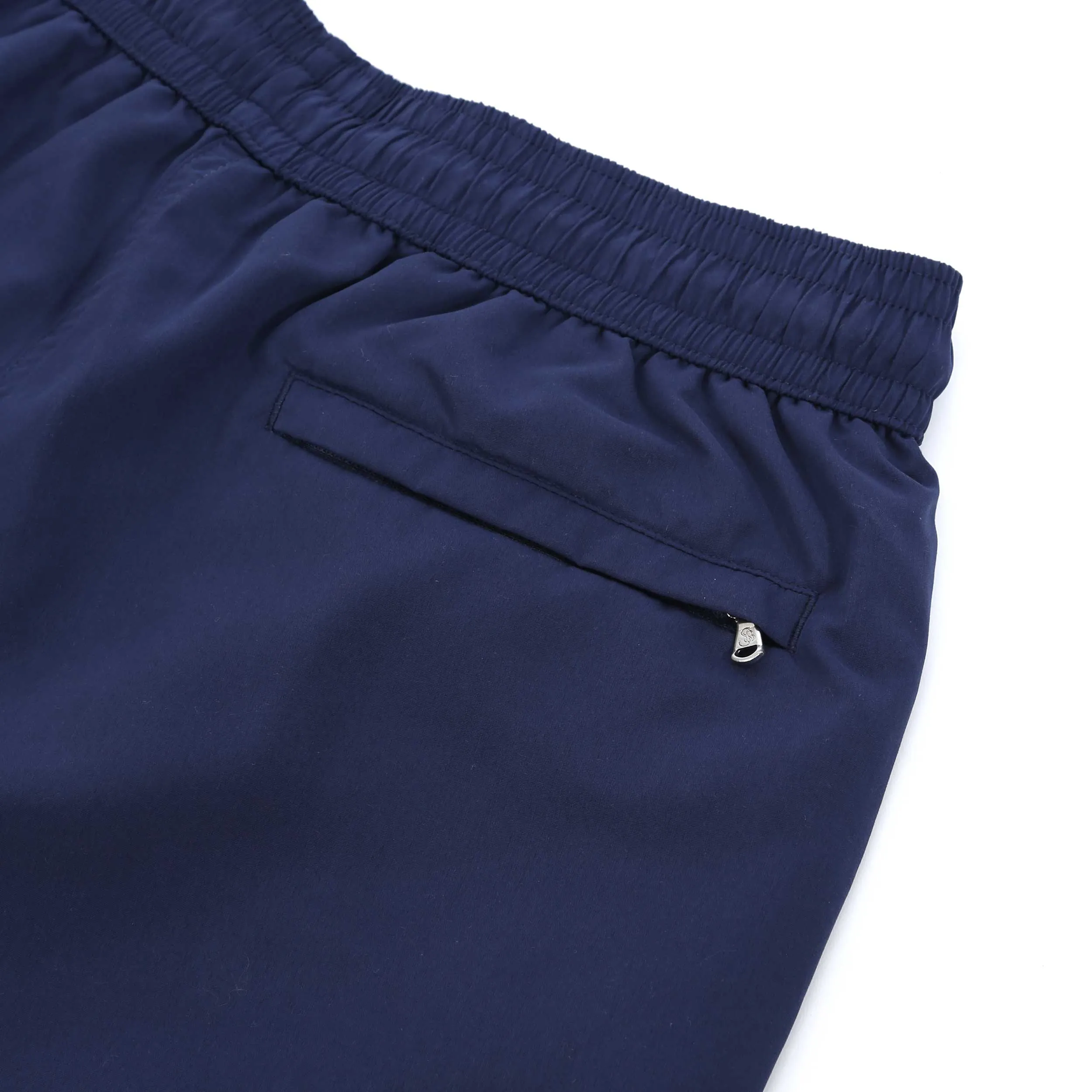 Sandbanks Badge Logo Swim Shorts in Navy