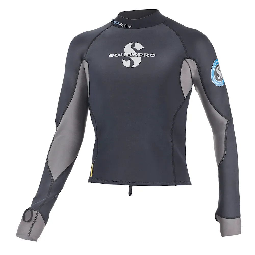 Scubapro Mens Everflex 1.5mm Long Sleeve Wetsuit Shirt