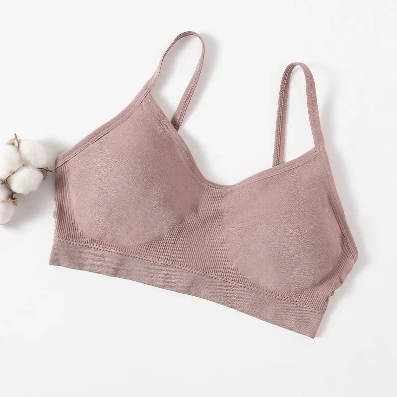 Seamless Bras Sports Tube Top