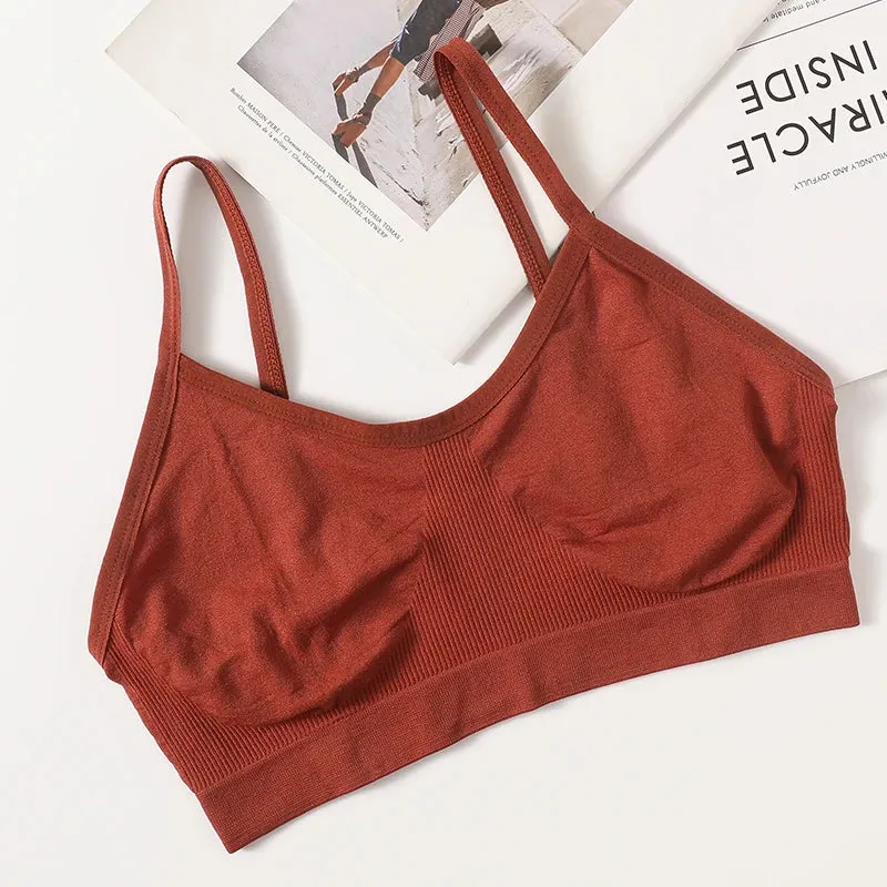 Seamless Bras Sports Tube Top