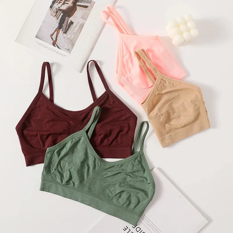 Seamless Bras Sports Tube Top