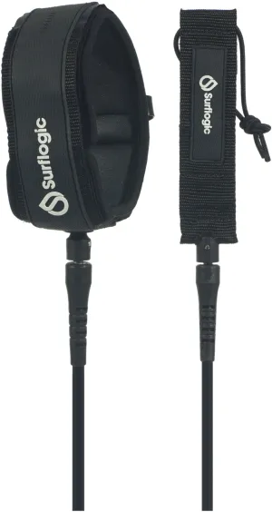 Surflogic Leash Longboard 9 Knee / Black