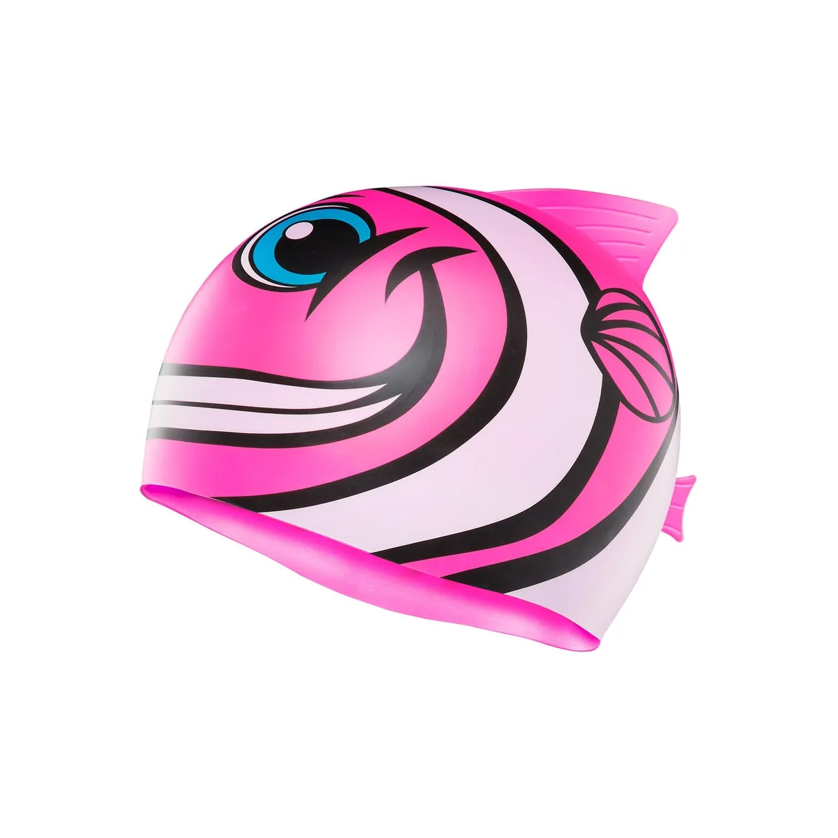 TYR  Charactyrs Happy Fish Silicone Kids’ Swim Cap