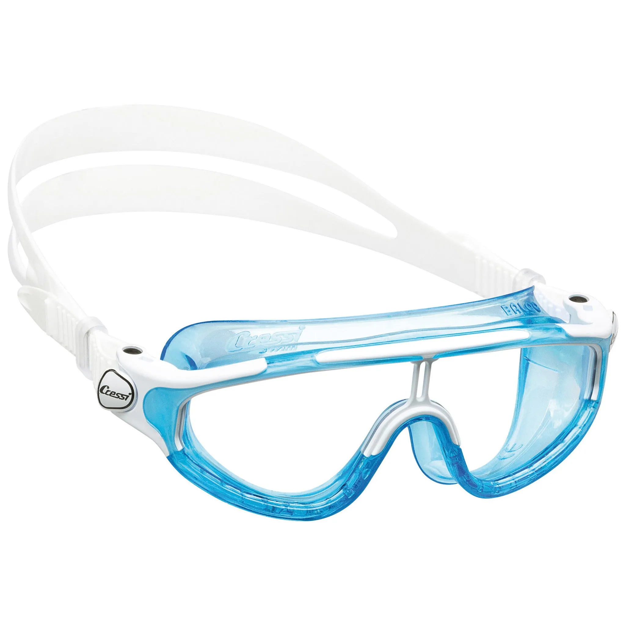 Used Cressi Baloo Swim Goggles - Clear / Blue