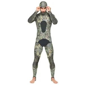 Used Seac Pirana 1mm Spandex Freediving 2 Piece Wetsuit, Size: XX-Large