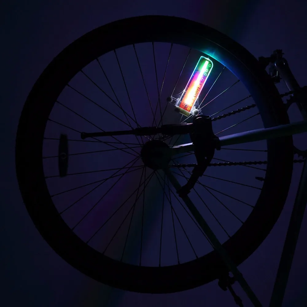 Vibrant Bike Cycling Wheel Spoke Light